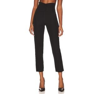 Bardot Structured Black Corset Pants Size 6